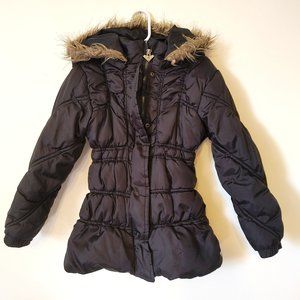 Roxy Girl black puffer winter coat